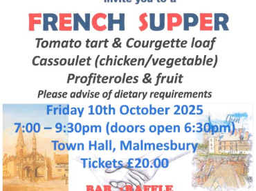 French Supper (Malmesbury & District Twining Association)